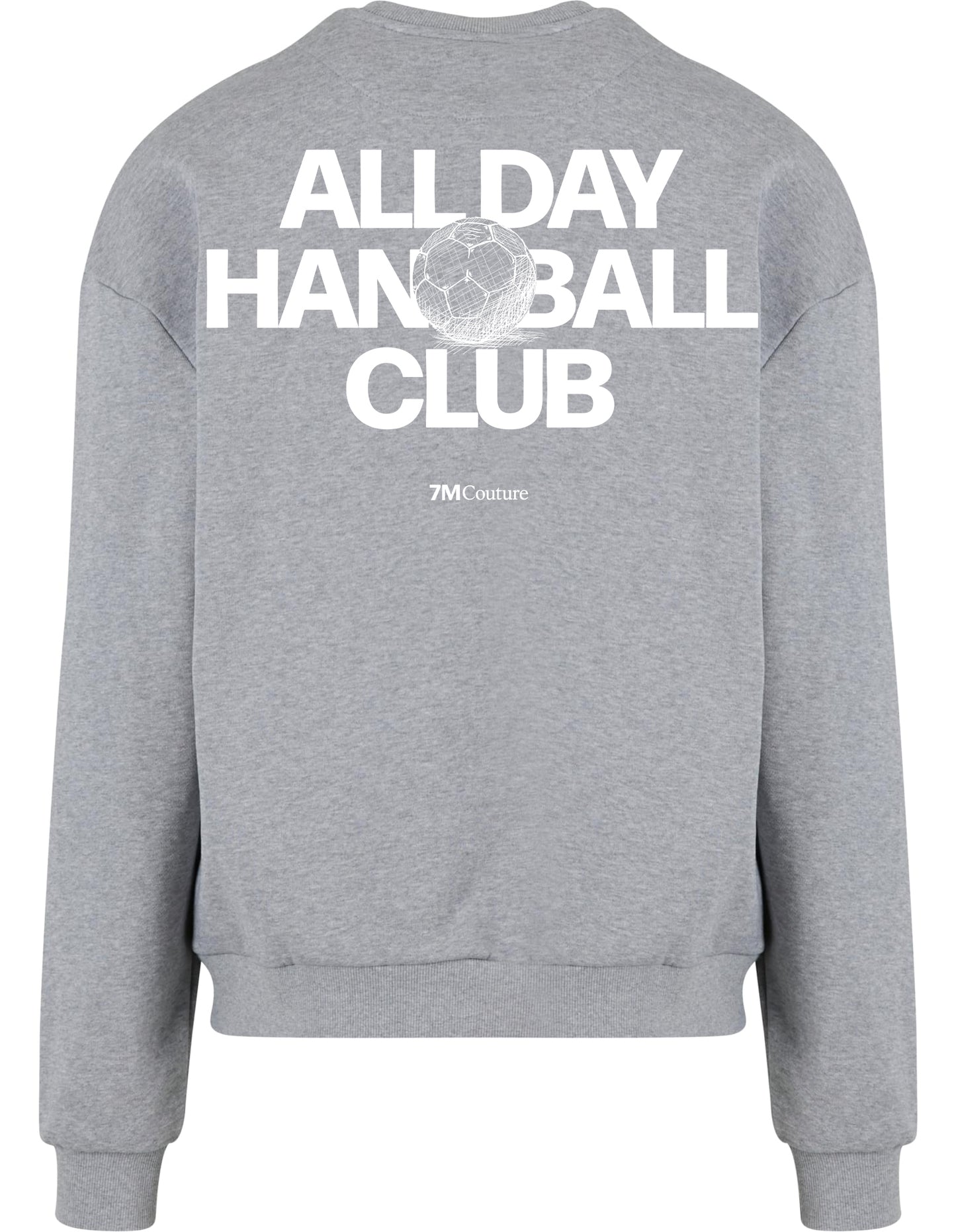 Handball Sweatshirt grau backprint