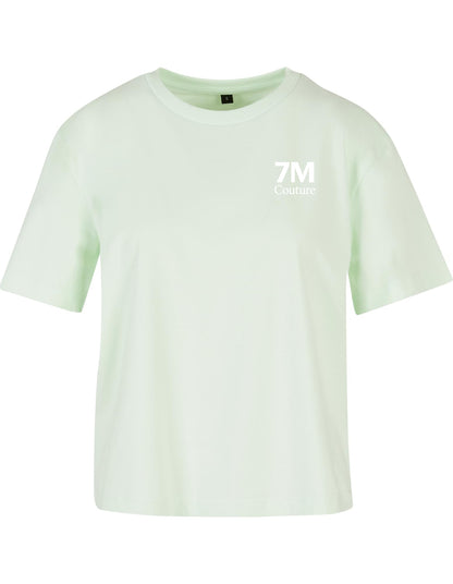 Handball T-Shirt Damen mint 7M Logo