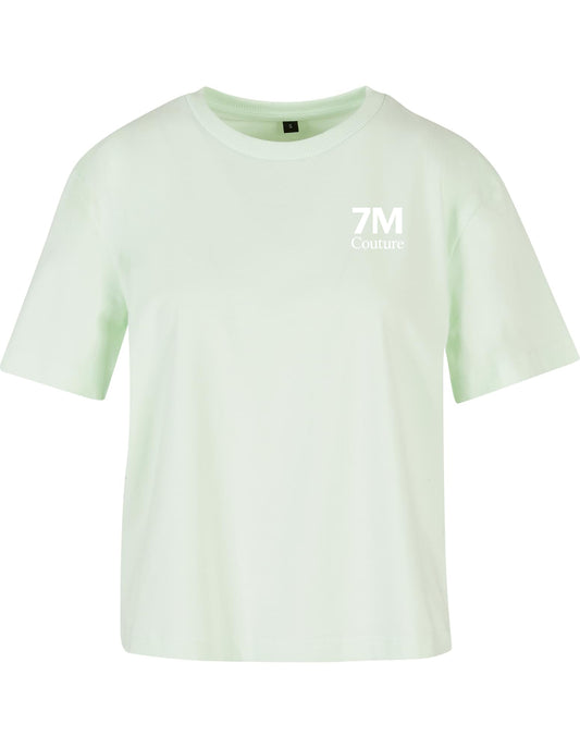 Handball T-Shirt Damen mint 7M Logo